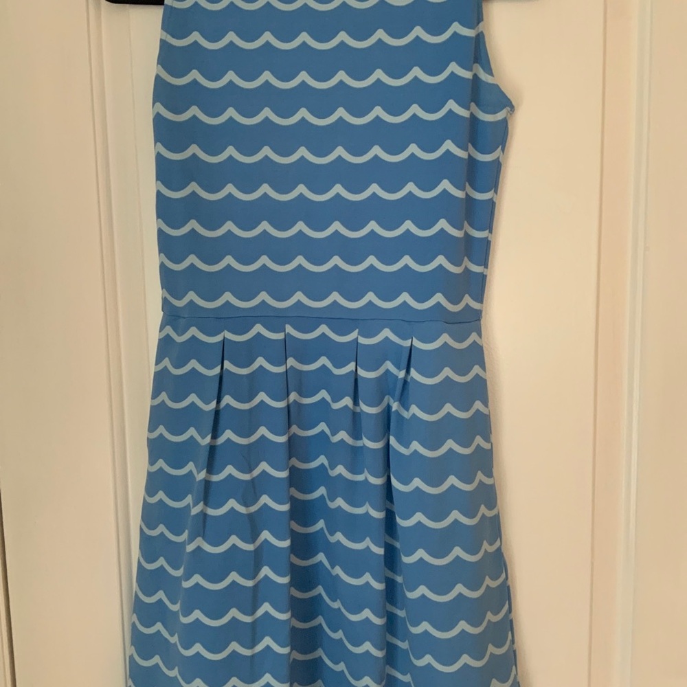 Sailor-Sailor Blue Wave Dress XS Sleeveless